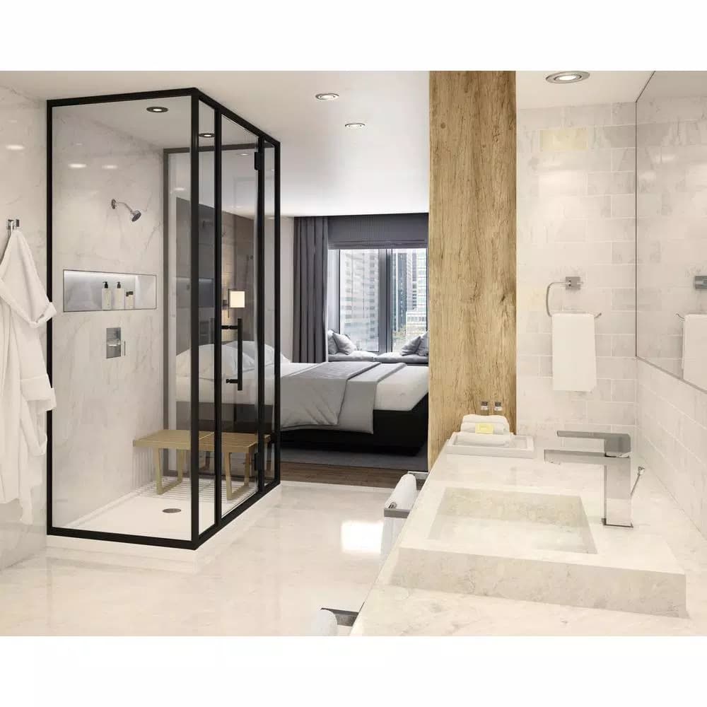 Symmons Duro 4-Piece Polished Chrome Wall-Mounted Bathroom Hardware Set