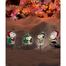 Peanuts Snoopy 12 in. LED Lighted Christmas Pathway Markers thumbnail 2