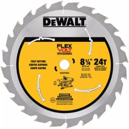 DEWALT FLEXVOLT 8-1/4 in. 24-Teeth Carbide-Tipped Table Saw Blade thumbnail 1
