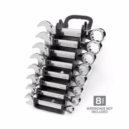 TEKTON 8-Tool Store-and-Go Stubby Wrench Keeper, Low Profile Toolbox Organizer, Black thumbnail 2
