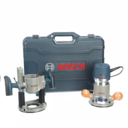 Bosch 12 Amp 2-1/4 in. Variable Speed Plunge and Fixed Base Router Kit with Hard Case thumbnail 1