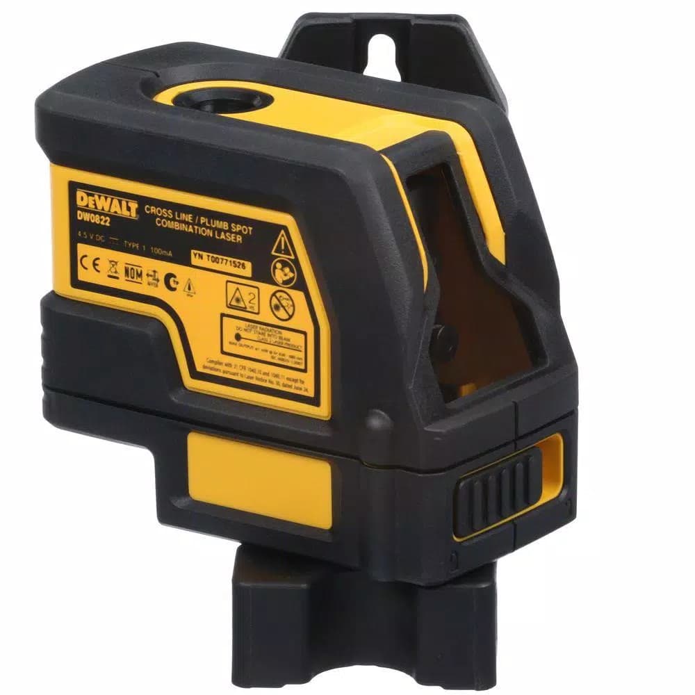 DEWALT Red Self-Leveling Cross-Line and Plumb Spot Laser Level with Case