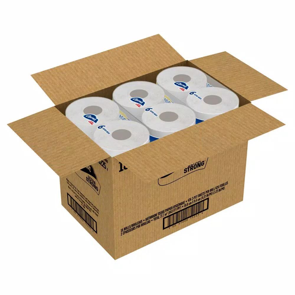 Charmin Ultra Strong Super Mega Roll Toilet Paper, 2-Ply, 18 Rolls