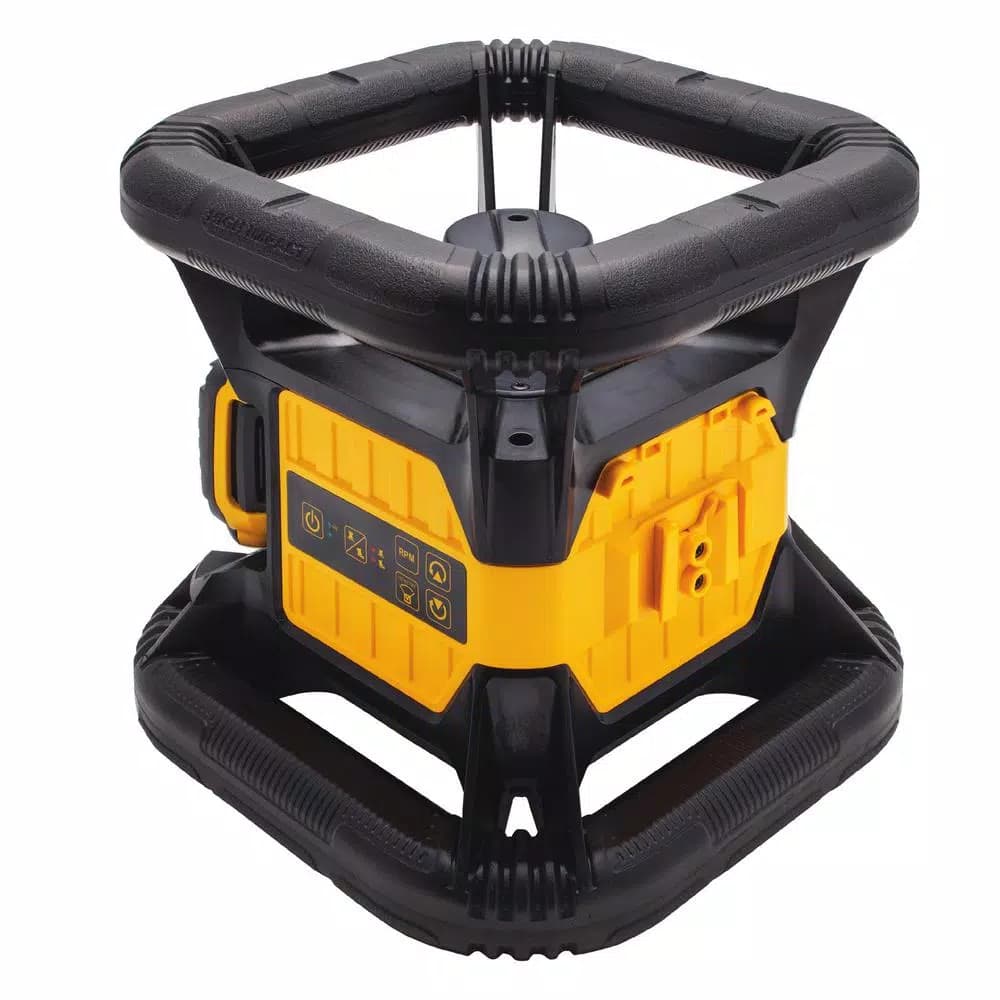 DEWALT 20V MAX Red Self-Leveling Rotary Laser Level Kit with Detector, 2Ah Battery & TSTAK Case