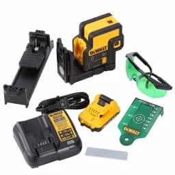 DEWALT 12V MAX Green 5-Spot Self-Leveling Laser Level Kit with 2Ah Battery, Charger & TSTAK Case thumbnail 7