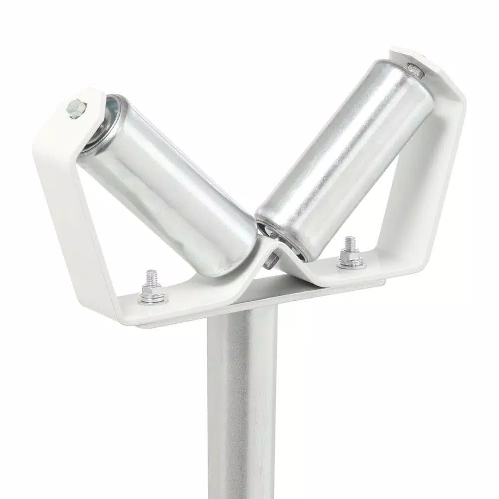 HTC Heavy Duty 22 in. x 32 in. Adjustable V-Roller Pipe Stand, 500 lbs. Capacity