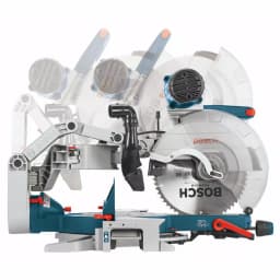 Bosch 12 in. 15 Amp Dual-Bevel Sliding Glide Miter Saw with 60 Tooth Blade thumbnail 5