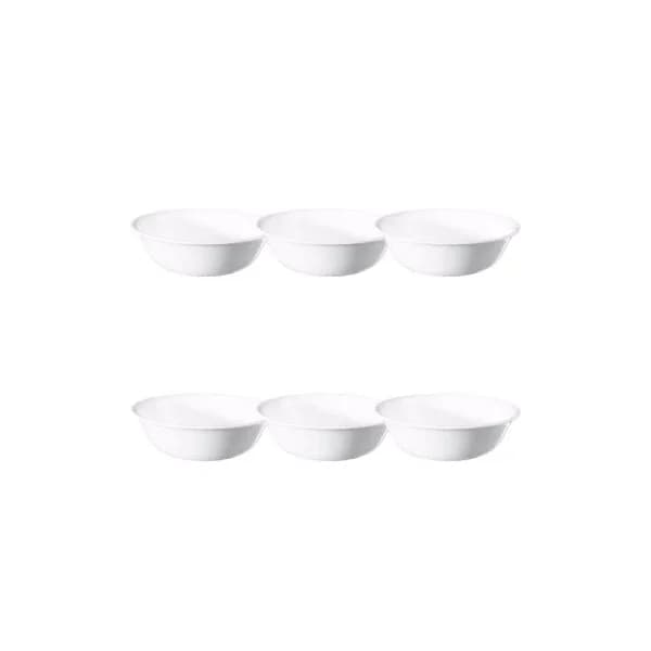 Corelle 18 oz. Soup and Cereal Bowls, White, Set of 6