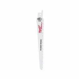 Milwaukee 6 in. 6 TPI Wood Cutting Reciprocating Saw Blades, 5-Pack thumbnail 2