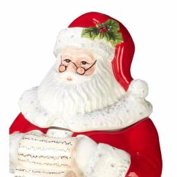 Certified International Holiday Wishes by Susan Winget 3-D Santa Cookie Jar, 12.25 in. thumbnail 2