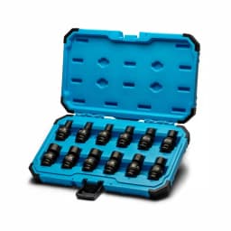 Capri Tools 3/8 in. Drive Metric Universal Impact Socket Set, 12-Piece thumbnail 1
