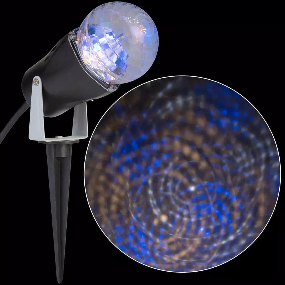 LightShow Colorful Swirls LED Outdoor Projection Spotlight
