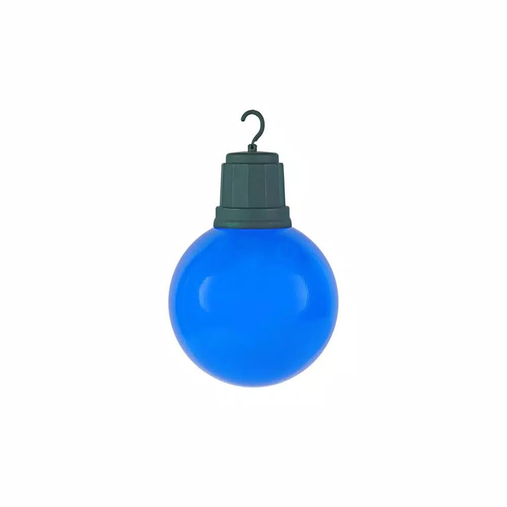 Home Accents Holiday 13 in. Light-Up Blue LED Christmas Ornament with Timer