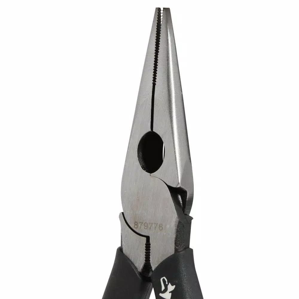Husky 6 in. High Leverage Long Nose Pliers