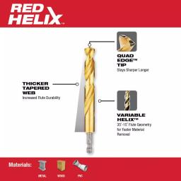 Milwaukee SHOCKWAVE Impact-Duty Titanium Step Bit Set, 8-Piece thumbnail 4