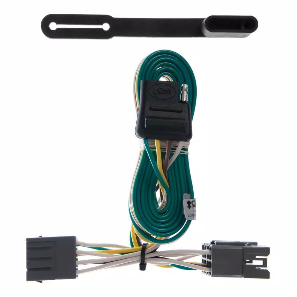 CURT Custom Vehicle-Trailer Wiring Harness for Ford Explorer & Mazda Navajo, 4-Way Flat, Quick T-Connector