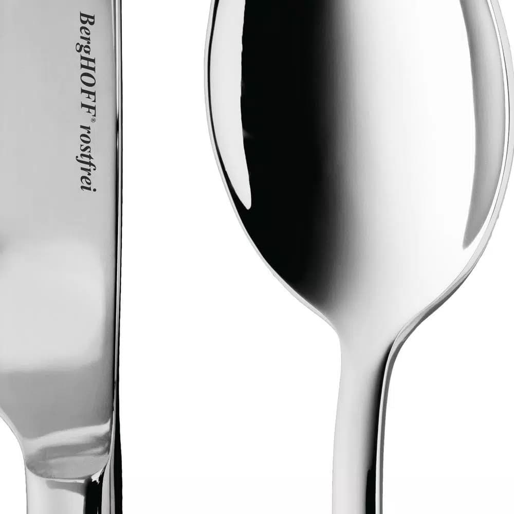 BergHOFF Ralph Kramer Folio 30-Piece Flatware Set, 18/10 Stainless Steel, Service for 6