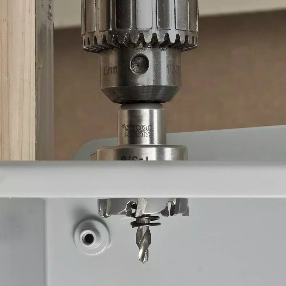 Klein Tools 1-3/8 in. Carbide Hole Cutter with Arbor and Pilot Bit