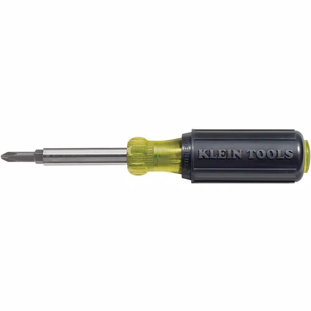Klein Tools 5-in-1 Screwdriver and Nut Driver with Cushion Grip Handle