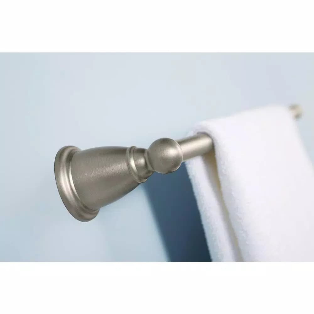 Moen Brantford 24 in. Single Towel Bar, Brushed Nickel