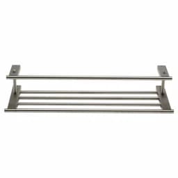 ALFI BRAND 25.88 in. Wall Mount Towel Rack with Shelf, Brushed Nickel thumbnail 4