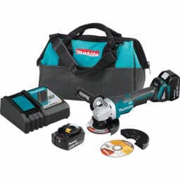 Makita 18V LXT Brushless 5 in. Cordless Angle Grinder Kit with 5.0Ah Battery & Charger thumbnail 1