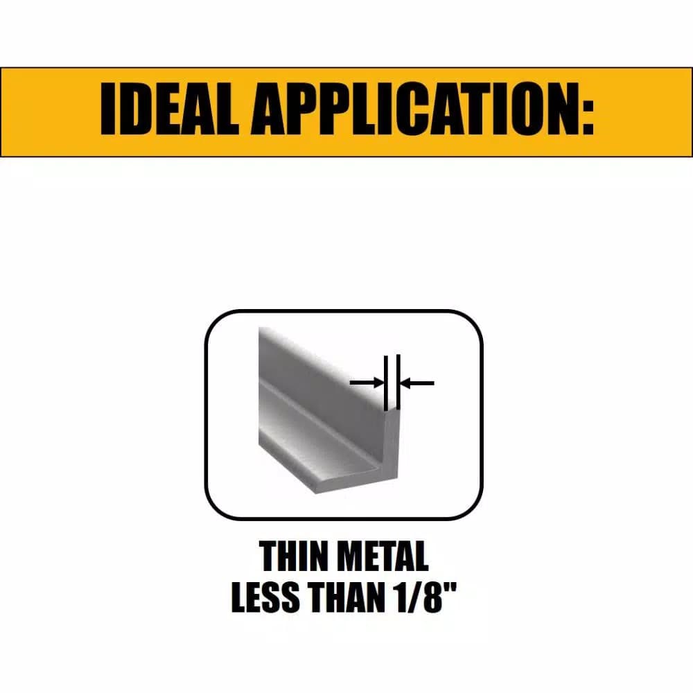 DEWALT FLEXVOLT 6 in. Bi-Metal Reciprocating Saw Blade Set, 6 TPI, 5-Pack