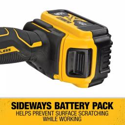 DEWALT 20V MAX XR Cordless Brushless 5 in. Variable Speed Random Orbit Polisher Kit with (2) 5.0 Ah Batteries & Charger thumbnail 3