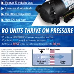 iSpring RCC7P 5-Stage Reverse Osmosis Under Sink Water Filtration System with Booster Pump thumbnail 3