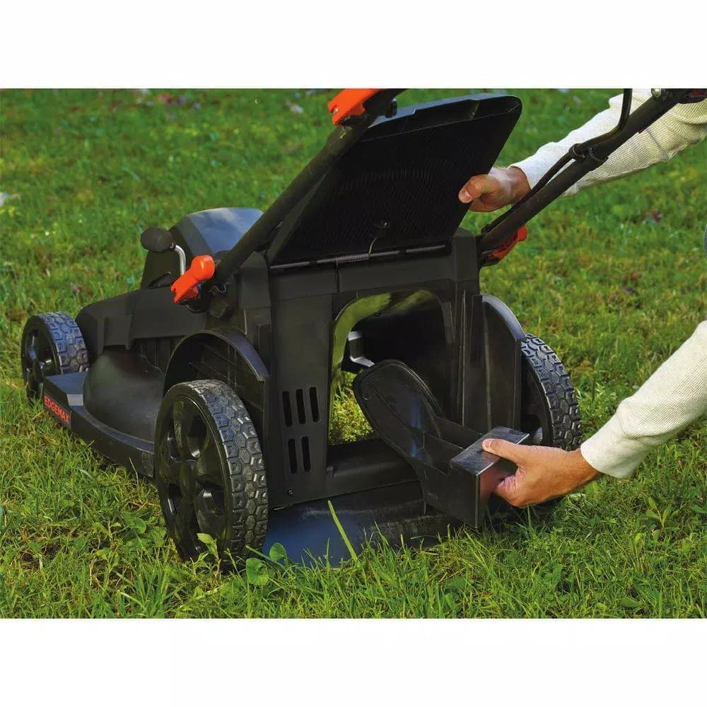 BLACK+DECKER 20 in. 40V MAX Cordless Walk Behind Push Lawn Mower with (2) 2.0 Ah Batteries and Charger
