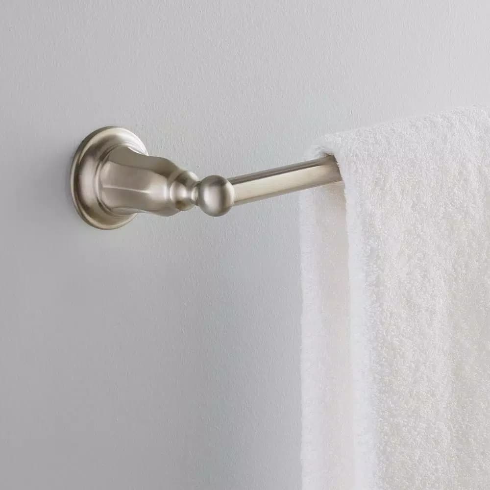 KOHLER Kelston 24 in. Single Towel Bar - Vibrant Brushed Nickel