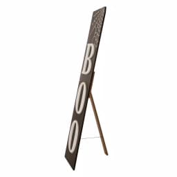 Glitzhome 47.83 in. Wooden BOO Porch Sign with Spider Web Halloween Decor thumbnail 2