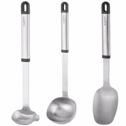 BergHOFF Essentials 3-Piece Stainless Steel Serving Set - Sauce Ladle, Soup Ladle, and Serving Spoon thumbnail 1