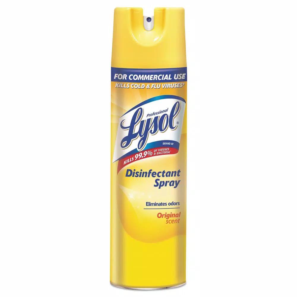 Lysol Original Disinfectant Spray, Professional Strength, 19 oz (12-Pack)