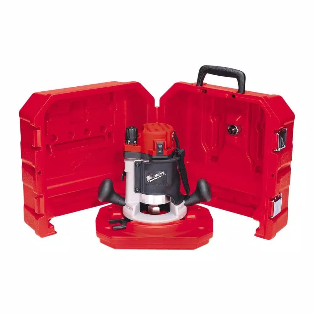 Milwaukee 1-3/4 Max HP BodyGrip Router Kit, 11 Amp, 24,000 RPM