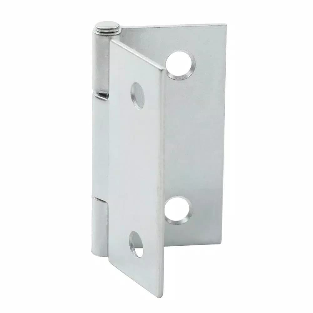 Hardware Essentials 2 in. Zinc Plated Steel Broad Door Hinge with Removable Pin, 5-Pack