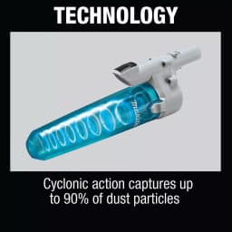 Makita Black Cyclonic Vacuum Attachment with Lock - Extension Accessory thumbnail 5