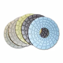 Unbranded Con-Shine 5 in. Dry/Wet Diamond Polishing Pads, 5-Step Set of 10 thumbnail 1
