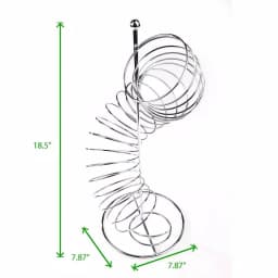 Mind Reader Stainless Steel Twisted Fruit Holder, Silver Metal Wire Fruit Basket thumbnail 6