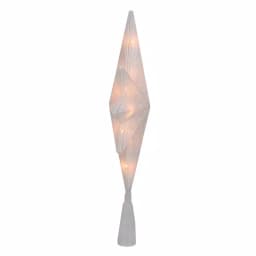 Northlight Frosted Bethlehem Star Christmas Tree Topper with Gold Scrolling Design and Clear Mini Lights thumbnail 3