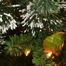 National Tree Company 6.5 ft. Wintry Pine Pre-Decorated Artificial Christmas Tree with 650 Clear Lights thumbnail 4