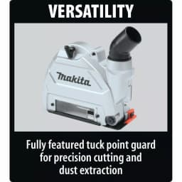 Makita 10.5 Amp 5 in. Angle Grinder with Tuck Point Guard and SJS II Technology thumbnail 8