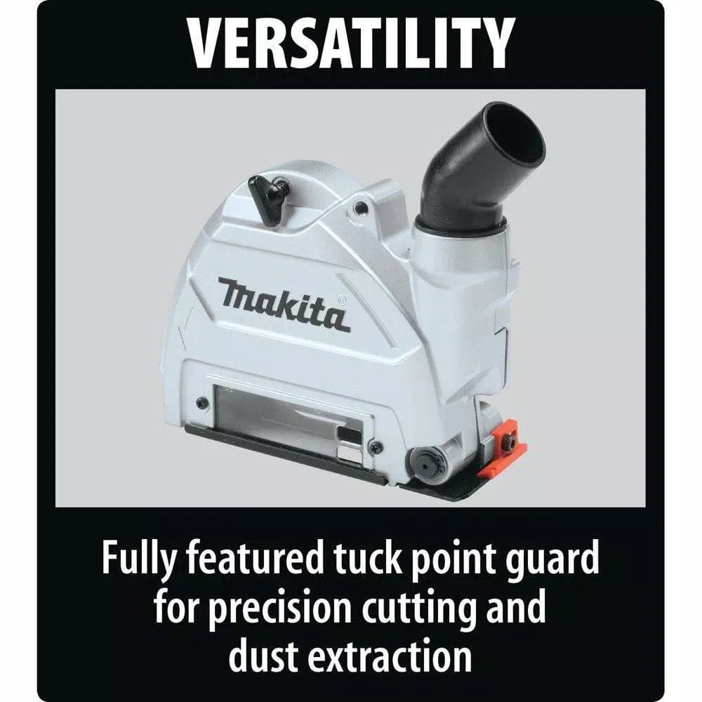 Makita 10.5 Amp 5 in. Angle Grinder with Tuck Point Guard and SJS II Technology