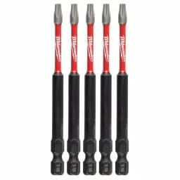 Milwaukee SHOCKWAVE Torx T15 3.5 in. Impact Duty Steel Screwdriver Bits, 5-Pack thumbnail 1
