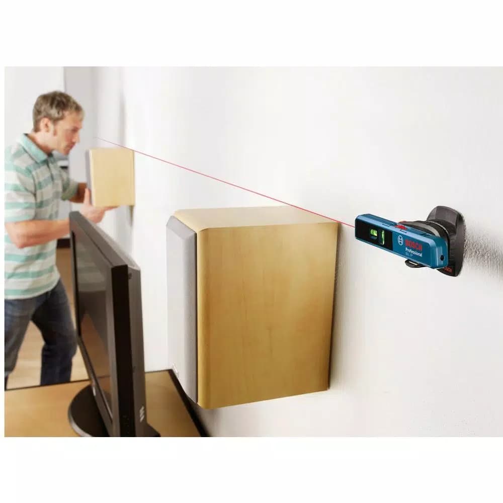 Bosch GLL 1P Line and Point Laser Level, Red Laser, Indoor Use