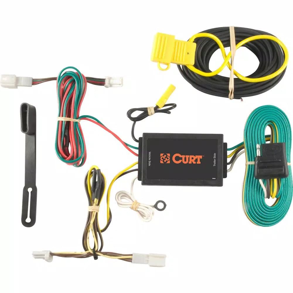 CURT Custom Vehicle-Trailer Wiring Harness, 4-Way Flat, for Infiniti FX35 FX37 FX50 QX70