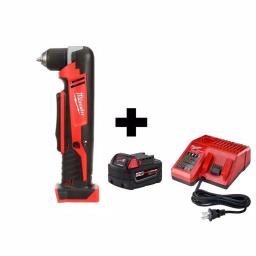 Milwaukee M18 18V Cordless 3/8 in. Right Angle Drill Kit with 5.0 Ah Battery and Charger thumbnail 1