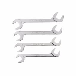TEKTON 4-Piece Angle Head Open End Wrench Set, 1-1/16 in. to 1-1/4 in. thumbnail 3