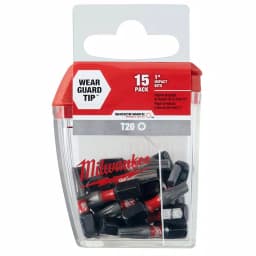 Milwaukee SHOCKWAVE T20 Torx 1 in. Impact Duty Insert Bits, 15-Pack thumbnail 2