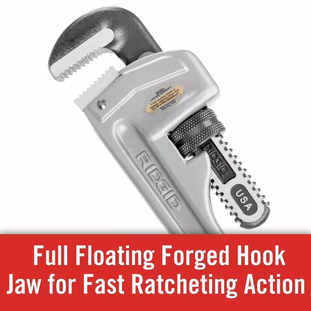 RIDGID 814 14 in. Aluminum Straight Pipe Wrench